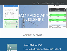 Tablet Screenshot of ham-radio-apps.com